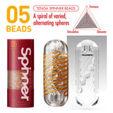 Tenga Spinner 05 Beads Masturbator Spiral Motion Twist Stroker Mens Sex Toy