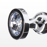 ToyJoy Diamond Star Anal Beads Silver Jewel Gem Butt Plug Large Size Backdoor Bling Sex Toy