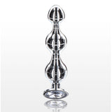 ToyJoy Diamond Star Anal Beads Silver Jewel Gem Butt Plug Medium Size Backdoor Bling Sex Toy