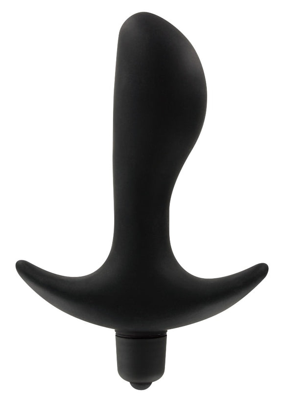 ToyJoy Private Dancer Vibrating Butt Plug Black Silicone Beginners Unisex Anal Play Sex Toy