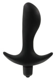 ToyJoy Private Dancer Vibrating Butt Plug Black Silicone Beginners Unisex Anal Play Sex Toy