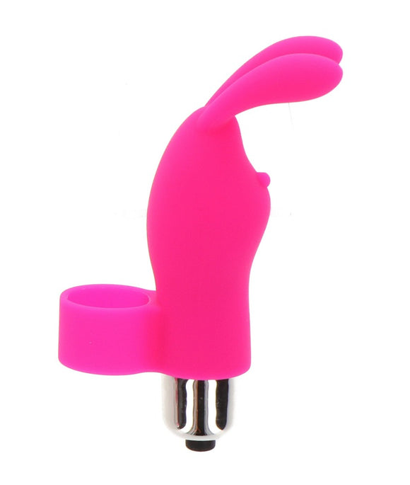 ToyJoy Bunny Pleaser Finger Vibe Pink Bullet Clitoral Massage Foreplay Masturbation Vibrator Female Sex Toy