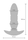 ToyJoy Buttocks The Tough Thrusting Butt Plug Remote Control Anal Vibrator USB Sex Toy