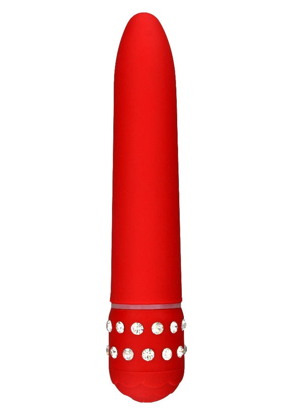 ToyJoy Diamond Red Superbe Mini Vibrator Rhinestone Crystal Gem Cute Vibe Sex Toy