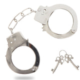 ToyJoy Fun Metal Hand Cuffs Steel Safety Wrist Restraints Kinky Bondage Play
