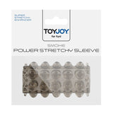 Toy Joy Power Stretchy Penis Sleeve Erection Enhancer Ribbed Cock Sheath Smoke