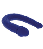 ToyJoy Realistic Mini Double Dong Blue Penetration Small U-Shape Dildo Anal Starter Toy