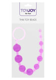 Toy Joy 10 Thai Purple Jelly Love Anal Beads String Chain Butt Plug Sex Play