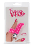 ToyJoy Tickle Pleaser Finger Vibe Pink Bullet Clitoral Massage Foreplay Masturbation Vibrator Female Sex Toy