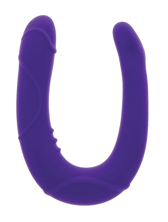 ToyJoy Vogue Mini Double Dong Purple Penetration Small U-Shape Dildo Anal Starter Toy