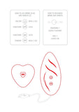 ToyJoy Divine Panty Pleaser Vibe Sexy Red Lace Heart Remote Control Vibrator Set