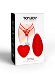 ToyJoy Divine Panty Pleaser Vibe Sexy Red Lace Heart Remote Control Vibrator Set