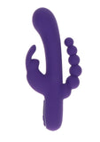 ToyJoy Love Rabbit Triple Pleasure Vibrator Purple Rampant Bunny Anal Beads USB Vibe Sex Toy