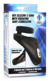 Trinity Vibes 10X Vibrating Cock Ball Ring Male Perineum Taint Stimulator USB Rechargeable Sex Toy