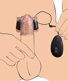 Trinity Vibes Mens Dual Vibrating Penis Head Tip Teaser Sleeve Double Bullet Vibrator