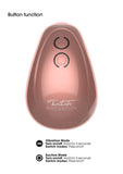 Twitch Innovation Hands Free Clit Suction Vibrator Tongue Orgasm Rose Gold Fun Oral Sex Toy