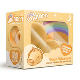 Unihorn Bean Blossom Flickering Thick Tongue Mini Yellow Unicorn Vibe Clitoral Vibrator Oral Sex Toy