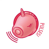 Unihorn Heart Throb Pulsating Mini Pink Unicorn Vibe Cute Vibrator Fun Sex Toy