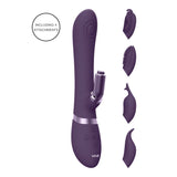 Vive 'Etsu' Pulse Wave G-Spot Rabbit with Interchangeable Clitoral Sleeves