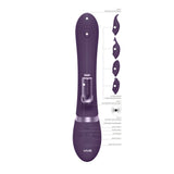 Vive 'Etsu' Pulse Wave G-Spot Rabbit with Interchangeable Clitoral Sleeves