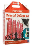 Doc Johnson Vac-U-Lock Crystal Jellies Strap-On Harness Set Dildo Sex Toy Kit