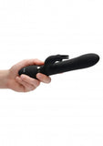 Vive Amoris Black Bunny Rabbit Vibrator 1000 Pattern Stimulating Beads Climax Sex Toy