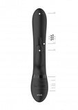 Vive Amoris Black Bunny Rabbit Vibrator 1000 Pattern Stimulating Beads Climax Sex Toy