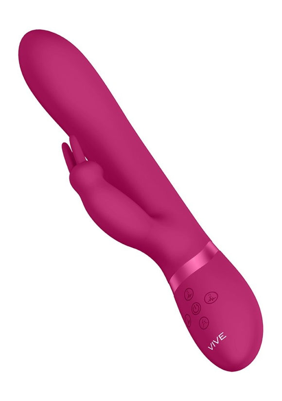 Vive Amoris Bunny Rabbit Vibrator Pink 1000 Pattern Stimulating Beads Climax Sex Toy