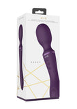 Vive Enora Purple Double Ended Wand Pulse Wave Massage Stick Vibrator USB Charge