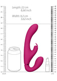 Vive Suki Strapless Strap On Rabbit Vibrator Pink G-Spot Bunny Dildo USB Sex Toy
