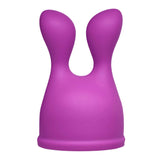 Wand Essentials Bliss Tips Dual Stimulation Silicone Massager Rabbit Attachment