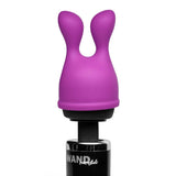 Wand Essentials Bliss Tips Dual Stimulation Silicone Massager Rabbit Attachment