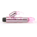 Waves Of Pleasure Crystal Rabbit Vibrator Pink Bunny Waterproof Orgasm Sex Toy