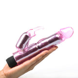 Waves Of Pleasure Crystal Rabbit Vibrator Pink Bunny Waterproof Orgasm Sex Toy