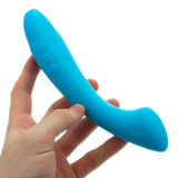 PicoBong Moka G-Spot Massager Blue Silicone Curve Waterproof Vibrator Sex Toy