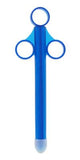 XL Lubricant Launcher One Shot Blue Syringe Lube Shooter Finger Loops