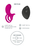 Xocoon Couples Stimulator Ring Vibrating Cock Sleeve Clitoral Massager Sex Toy