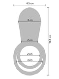 Xocoon Couples Vibrator Cock Ring Penis Sheath Erection Pleasure Sex Enhancer Toy