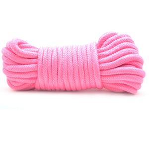 Pink Cotton Bondage Rope - 10 Metres