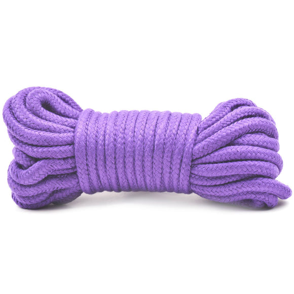 Purple Cotton Bondage Rope - 10 Metres