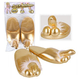 You2Toys Golden Penis House Slippers Comfortable Adult Funny Rude Novelty Joke Gift