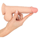 You2Toys Nature Skin 7.5" Penis Dildo Realistic Movable Dual Layer Cock Soft Sliding Skin Sex Toy