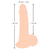You2Toys Nature Skin 7.5" Penis Dildo Realistic Movable Dual Layer Cock Soft Sliding Skin Sex Toy