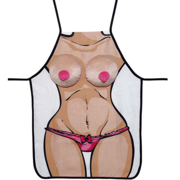 You2Toys Naughty Apron Topless Female Boobs Adult Cooking Bib Cartoon Novelty Funny Joke Gift