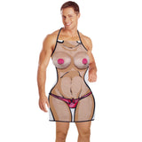 You2Toys Naughty Apron Topless Female Boobs Adult Cooking Bib Cartoon Novelty Funny Joke Gift
