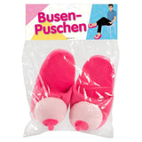 You2Toys Pink Boob House Slippers Furry Titty Comfortable Adult Funny Novelty Joke Gift