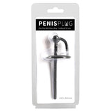 You2Toys Black Silicone Piss Play Penis Plug with Glans Ring Hollow Urethral Dilator Pin CBT