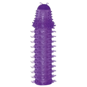 You2Toys X-tra Lust Purple Penis Sleeve Ribbed Cock Sheath Tickler Couples Sex Enhancer