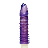 You2Toys X-tra Lust Purple Penis Sleeve Ribbed Cock Sheath Tickler Couples Sex Enhancer