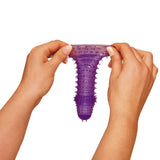 You2Toys X-tra Lust Purple Penis Sleeve Ribbed Cock Sheath Tickler Couples Sex Enhancer